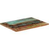  Pravokutna stolna ploča 60 x 80 cm 25 - 27 mm obnovljeno drvo | shoptok.hr