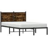  Metalni okvir kreveta bez madraca boja hrasta 120x200 cm | shoptok.hr