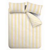 Catherine Lansfield Rumena 3-delna posteljnina za zakonsko posteljo/podaljšana 230x220 cm Cove Stripe – Cene