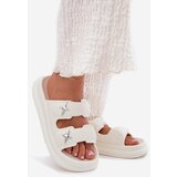 Boto Women Foam Sandals On Platform Ecru Falowena | shoptok.hr