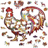 IZMAEL Lesene puzzle - Petelin / M | Shoptok.si