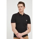 PS Paul Smith Bombažen polo črna barva | Shoptok.si