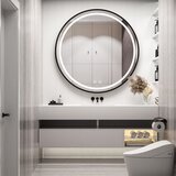 REA Bath Stensko ogledalo LED 100cm MMJ Black | Shoptok.si