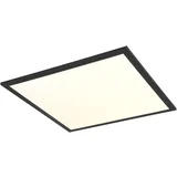 Tri O črna led stropna svetilka 44.5x44.5 cm beta –