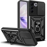 INORCO Za vivo V27e 4G PC+TPU telefonska torbica, drsna zaščita leč, odporen na udarce, stojalo za telefon, pokrovček, (22033764) | Shoptok.si