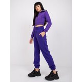 RUE PARIS Sweatpants-RV-DR-7460.11-dark purple | ePonuda.com