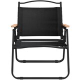  Stolice za kampiranje 2 kom crne 54x43x59 cm od tkanine Oxford | Eponuda.com