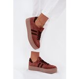 Zazoo Women's Suede Sneakers on Platform | Shoptok.si