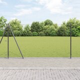 vidaXL heksagonalna ograja siva 1,2x50 m jeklo | Shoptok.si