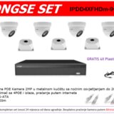 Longse SET 4 IP KAMERE IPDD4XFHDm-9CH-POE | Eponuda.ba