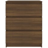 Komoda boja smeđeg hrasta 60 x 35 x 76 cm konstruirano drvo | shoptok.hr