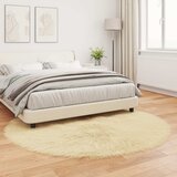  Tepih od umjetne ovčje kože TAFALLA Krem Ø 160 cm Poliester | Eponuda.com
