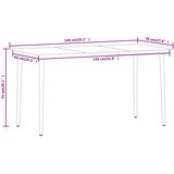  5-dijelni vrtni blagovaonski set crni | shoptok.hr