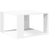 Maison Chic Klubska mizica - kavna mizica - Nizka mizica bela 51,5x51,5x30 cm inženirski les, (21753923) Cene