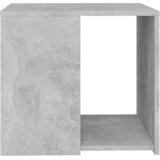  Bočni stolić siva boja betona 50 x 50 x 45 cm konstruirano drvo | shoptok.hr