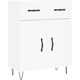  Visoka komoda bijela 69,5x34x180 cm konstruirano drvo | shoptok.hr