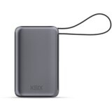 Ksix prijenosna baterija 30000 mAh, 65W ultra brzo punjenje, integrirani USB-C | shoptok.hr