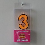  Svećica BROJ 3 visina9cm | ePonuda.com