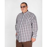 La Force Fashion muška košulja mc 100-09 - braon karirana Cene