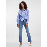 Orsay Light blue women's shirt with embroidery - Women's | shoptok.hr
