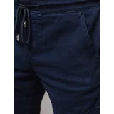 DStreet Men's jogger cargo pants, navy blue,