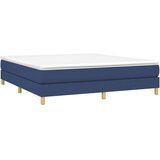  Krevet s oprugama i madracem plavi 160x200 cm od tkanine | shoptok.hr
