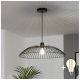  Brilagi - LED luster na sajli CERIA WIRE 1xE27/40W/230V prečnik 60 cm crna | Eponuda.com
