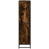 vidaXL Polica za knjige dimljeni hrast 80,5x35x139cm konstruirano drvo | shoptok.hr