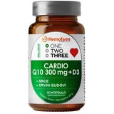 Hemofarm Kapsule za srce i krvne sudove One two three cardio, 300 mg+, D3, 30 kapsula Cene