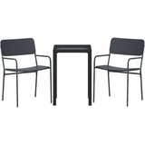  Set vanjskog namještaja 3 kom. Antracit Čelik | shoptok.hr