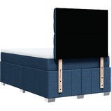vidaXL Box spring postelja z vzmetnico modra 120x190 cm blago, (21306669) | Shoptok.si