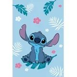Modra otroška odeja iz flisa 100x150 cm Lilo a Stitch "Blue" –