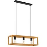 Eglo 32144 - visilica na sajli blackcrown 3xE27/40W/230V braon | Eponuda.com