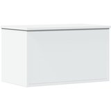  Kutija za pohranu bijela 60 x 35 x 35 cm od konstruiranog drva | shoptok.hr