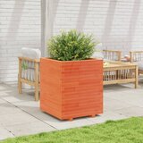  Vrtna sadilica voštano smeđe boje 60x60x72,5 cm od borovine | shoptok.hr