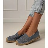 Gemre Blue perforated platform espadrilles Plevis | shoptok.hr