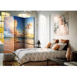 Artgeist PARAVAN 135/172/3 cm modra, peščene barve | Shoptok.si