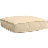vidaXL Blazina za palete za sedež Bež 60x60x12 cm Oxford tkanina | Shoptok.si