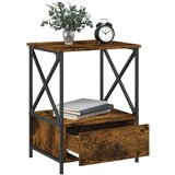 vidaXL Noćni ormarić boja hrasta 50 x 41 x 50 cm od konstruiranog drva | shoptok.hr