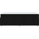  Krevetna konstrukcija s madracem Crna 90 x 190 cm tkanina | shoptok.hr