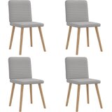 vidaXL Jedilni stoli 4 kosi Cloud Grey Fabric, (21822538) | Shoptok.si