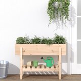 vidaXL Povišena vrtna gredica 101 x 30 x 69 cm od masivne borovine | shoptok.hr