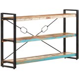 Police za knjige s 3 razine 140x30x80 cm od obnovljenog drva | shoptok.hr