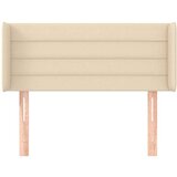  Vzglavje z ušesi krem 103x16x78/88 cm blago, (20794225) | Shoptok.si