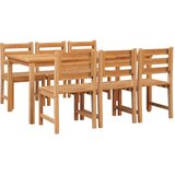  7-dijelni vrtni blagovaonski set od masivne tikovine | shoptok.hr