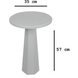 Hanah home Side Table Lilyum 57 White | ePonuda.com