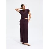 Reserved Top od liocelnih vlakana - boja kestena | shoptok.hr