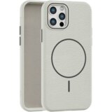 Apple Leather Grip MagSafe maska za iPhone 12/12 Pro - Siva | Eponuda.com