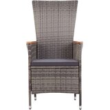  7-dijelni vrtni blagovaonski set s jastucima sivi | shoptok.hr