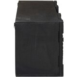 TV ormar s policom s pohranom s vratima Crna 105 x 30 x 35 cm | Eponuda.com
